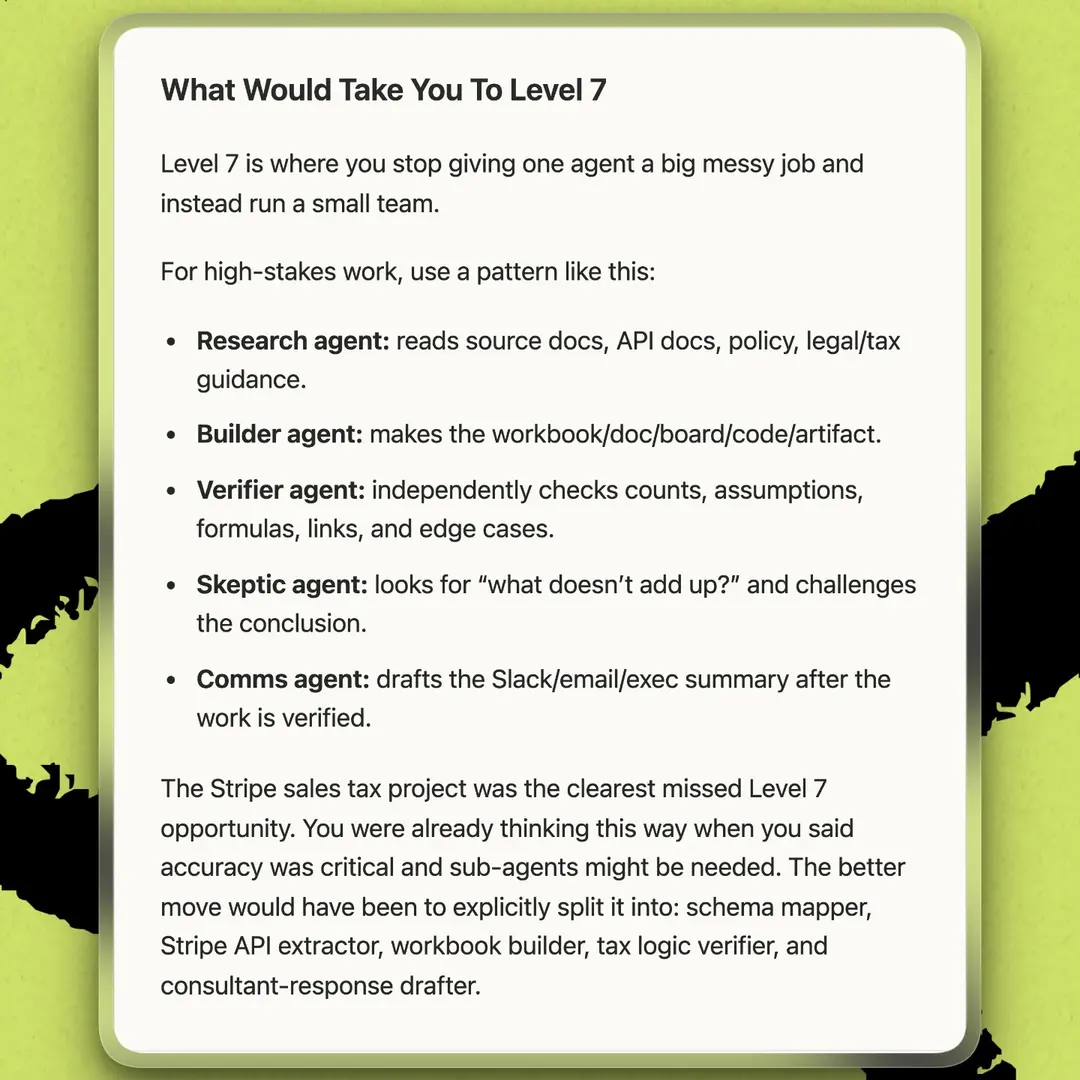 Codex shows how a team of specialist agents could have handled my Stripe project.