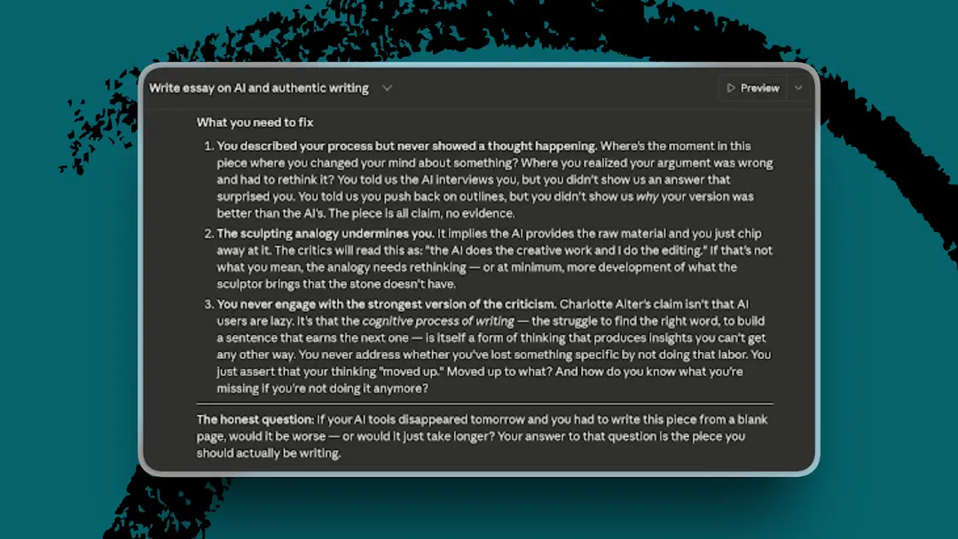 The “asshole” reviewer is set up to give me the least-charitable read on the draft, so I can identify weak points in the argument and shore them up.